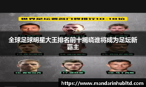 全球足球明星大王排名前十揭晓谁将成为足坛新霸主