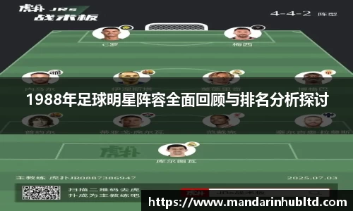 1988年足球明星阵容全面回顾与排名分析探讨